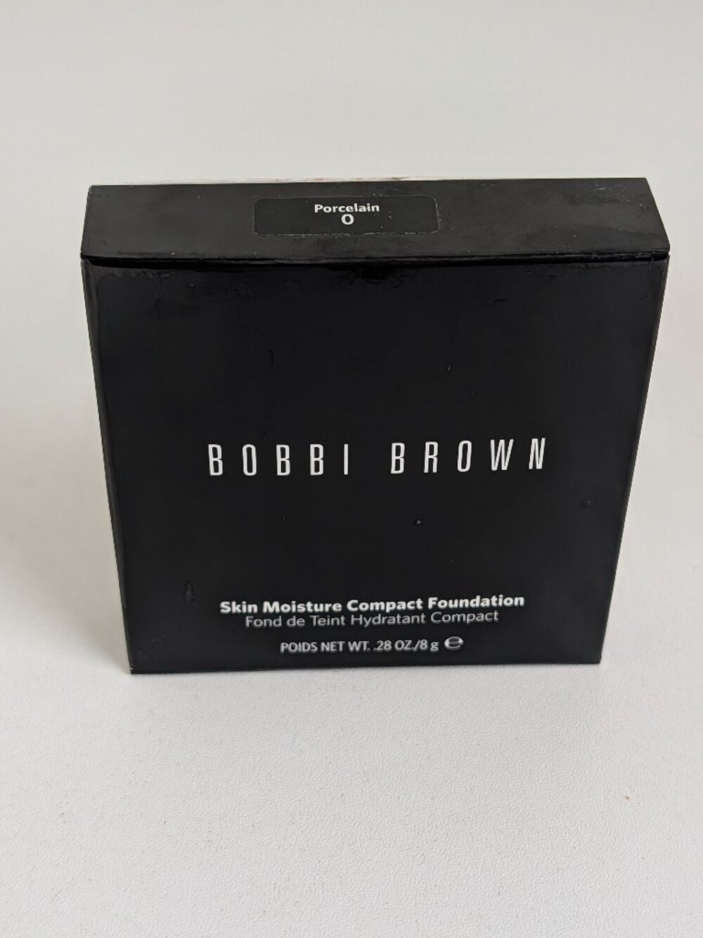 Bobbi Brown Skin Moisture Compact Foundation PORCELAIN 0 Full Size .28oz Retired